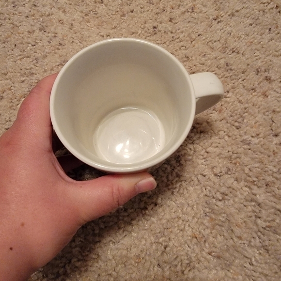 2005 Starbucks Coffee Co. Striped Mug White Multi-Colors Holds 14 Fl. Oz. Good - Picture 5 of 5